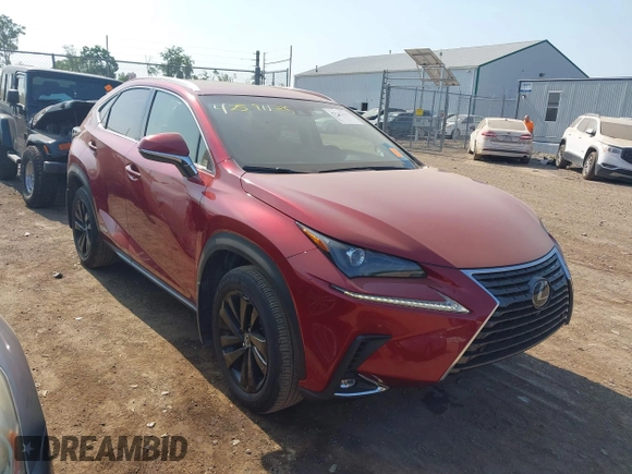 2020 Lexus NX 300h with VIN JTJGJRDZ6L2140536, listed as a IAAI auction lot 42591125 with 49,770 mi miles and . Bid and sale history available at DreamBid. Image 1.