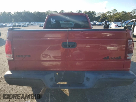 2003 Dodge Dakota with VIN 1D7GG16X73S202269, listed as a Copart auction lot 81954304 with 0 mi miles and Salvage Title. Bid and sale history available at carsss.com. Image 6.