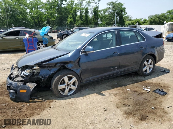 2009 Volkswagen Jetta SE with VIN 3VWRZ71K09M077240, listed as a Copart auction lot 60546435 with 134,670 mi miles and Salvage title. Bid and sale history available at DreamBid. Image 1.