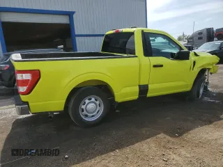 2022 Ford F-150 XL with VIN 1FTMF1CB8NKE01617, listed as a Copart auction lot 55524595 with 40,617 mi miles and Salvage Title. Bid and sale history available at carsss.com. Image 3.