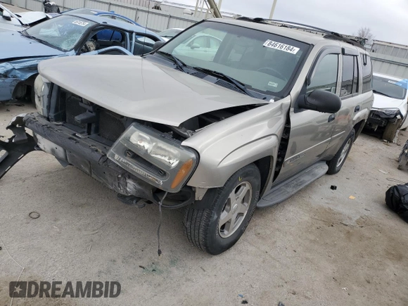 2003 Chevrolet TrailBlazer LTZ with VIN 1GNDT13S632267526, listed as a Copart auction lot 84616184 with 173,637 mi miles and Salvage Title. Bid and sale history available at DreamBid. Image 1.