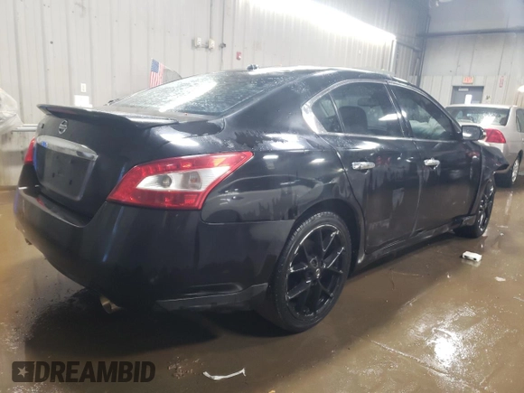 2009 Nissan Maxima SV with VIN 1N4AA51E79C854199, listed as a Copart auction lot 46933025 with 165,102 mi miles and Salvage Title. Bid and sale history available at DreamBid. Image 3.
