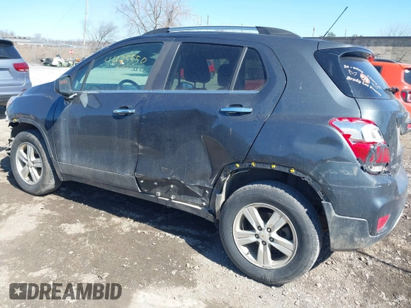 2018 Chevrolet Trax LT with VIN KL7CJPSB9JB644343, listed as a IAAI auction lot 41835550 with 168,296 mi miles. Bid and sale history available at carsss.com. Image 3.