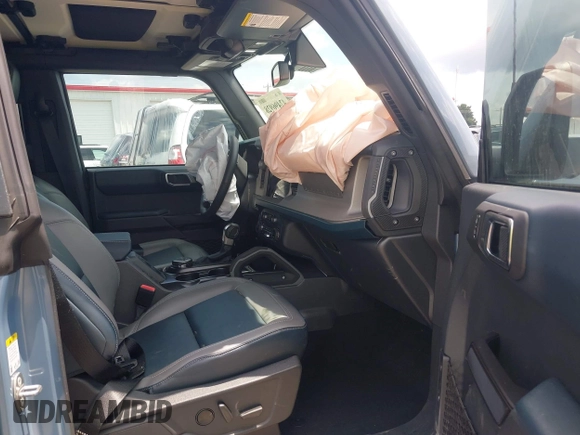 2024 Ford Bronco Outer Banks with VIN 1FMDE8BH5RLA98387, listed as a IAAI auction lot 42496928 with 6,433 mi miles and . Bid and sale history available at DreamBid. Image 5.
