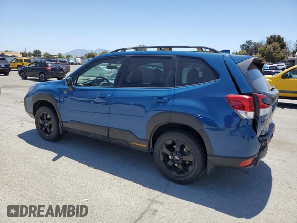 2023 Subaru Forester Wilderness with VIN JF2SKAMC9PH456962, listed as a Copart auction lot 58353725 with 21,487 mi miles and Salvage title. Bid and sale history available at DreamBid. Image 2.