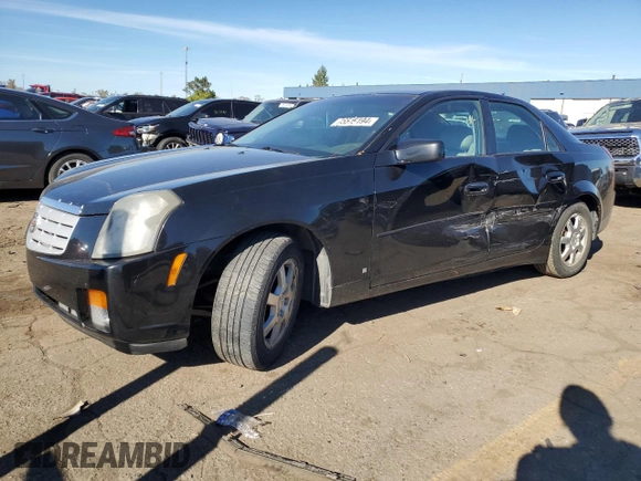 2007 Cadillac CTS with VIN 1G6DP577370163848, listed as a Copart auction lot 76515194 with 221,315 mi miles and Clean Title. Bid and sale history available at carsss.com. Image 1.