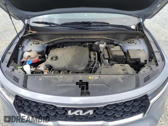 2023 Kia Sorento LX with VIN 5XYRG4LC7PG198127, listed as a Copart auction lot 58632495 with 39,551 mi miles and Salvage title. Bid and sale history available at DreamBid. Image 12.