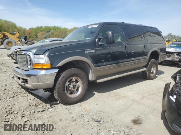 2001 Ford Excursion Limited z VIN 1FMSU43F71EA62211, wystawiony jako Copart lot #54668955 z przebiegiem 90 859 mil mil oraz Szkoda całkowita • Salvage title. Historia ofert i sprzedaży dostępna na DreamBid. Obrazek 1.