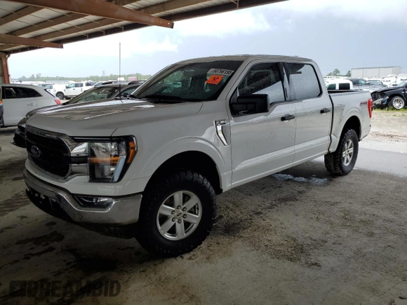2023 Ford F-150 XL with VIN 1FTFW1E59PKE35312, listed as a Copart auction lot 50796195 with 19,849 mi miles and Salvage Title. Bid and sale history available at carsss.com. Image 1.