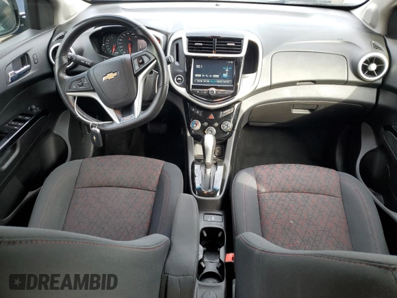 2017 Chevrolet Sonic LT with VIN 1G1JD6SB3H4101671, listed as a Copart auction lot 42578155 with 86,855 mi miles and Salvage Title. Bid and sale history available at carsss.com. Image 8.