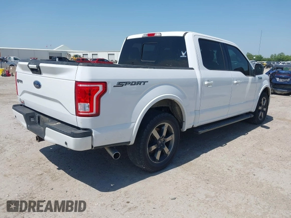 2017 Ford F-150 XL with VIN 1FTEW1CF2HKD16011, listed as a IAAI auction lot 42154804 with 167,205 mi miles and . Bid and sale history available at DreamBid. Image 4.