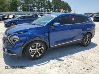 2023 Kia Sportage EX with VIN 5XYK33AF0PG043777, listed as a Copart auction lot 57846345 with 55,813 mi miles and Salvage title. Bid and sale history available at DreamBid. Image 1.