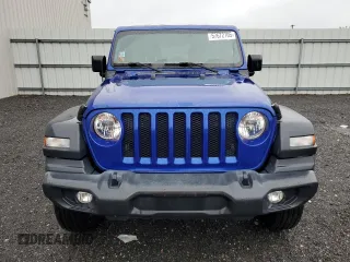 2018 Jeep Wrangler Unlimited Sport with VIN 1C4HJXDG3JW292810, listed as a Copart auction lot 57672705 with 106,378 mi miles and Salvage title. Bid and sale history available at DreamBid. Image 5.