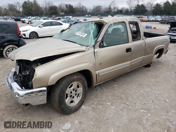 2004 Chevrolet Silverado 1500 with VIN 1GCEK19T74E140512, listed as a Copart auction lot 44128425 with Not Provided miles and Clean Title. Bid and sale history available at DreamBid. Image 1.
