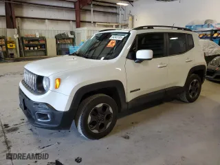 2017 Jeep Renegade Altitude with VIN ZACCJBBH2HPF02734, listed as a Copart auction lot 54343185 with 102,749 mi miles and Clean Title. Bid and sale history available at carsss.com. Image 1.