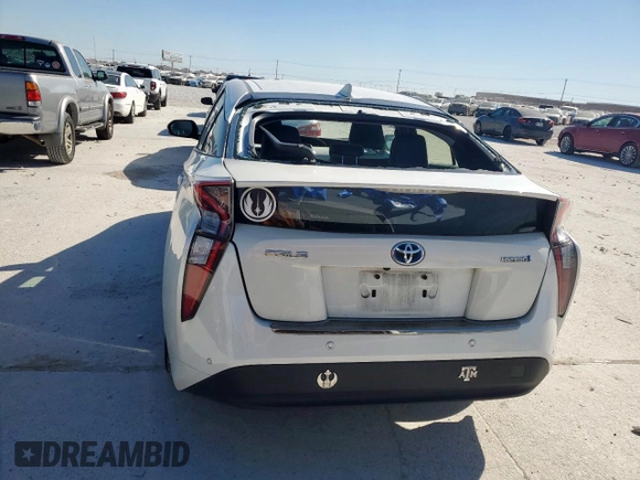 2017 Toyota Prius Two with VIN JTDKARFU3H3047151, listed as a Copart auction lot 49861405 with 55,424 mi miles and Clean Title. Bid and sale history available at carsss.com. Image 6.