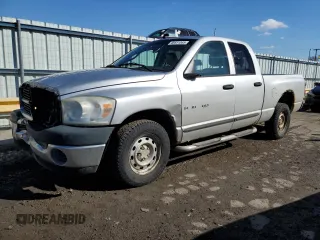 2007 Dodge 1500 SLT with VIN 1D7HA18P77S167564, listed as a Copart auction lot 46651065 with 176,576 mi miles and Salvage Title. Bid and sale history available at carsss.com. Image 1.