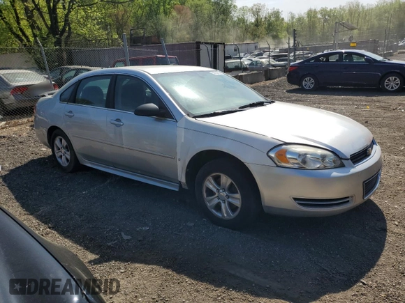 2013 Chevrolet Impala LS with VIN 2G1WF5E36D1233571, listed as a Copart auction lot 53624605 with 173,138 mi miles and Salvage Title. Bid and sale history available at DreamBid. Image 4.