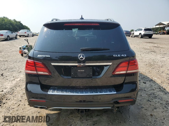 2018 Mercedes-Benz GLE 43 AMG with VIN 4JGDA6EB0JB032248, listed as a Copart auction lot 59057445 with 72,228 mi miles and Salvage title. Bid and sale history available at DreamBid. Image 6.