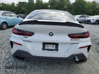 2020 BMW 8 Series M850i with VIN WBAGV8C02LCE26317, listed as a Copart auction lot 66147384 with 60,037 mi miles and Salvage Title. Bid and sale history available at carsss.com. Image 6.