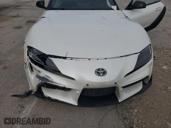 2022 Toyota GR Supra 3.0 with VIN WZ1DB4C03LW029008, listed as a Copart auction lot 70222474 with 0 mi miles and Salvage Title. Bid and sale history available at carsss.com. Image 11.