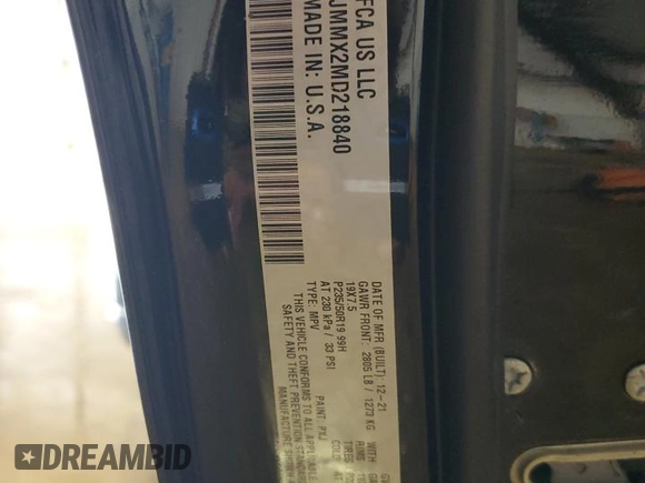 2021 Jeep Cherokee Latitude Lux with VIN 1C4PJMMX2MD218840, listed as a Copart auction lot 61563215 with 28,362 mi miles and Salvage title. Bid and sale history available at DreamBid. Image 13.