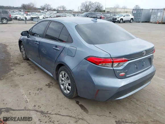 2021 Toyota Corolla LE with VIN 5YFEPMAE2MP183559, listed as a IAAI auction lot 41515625 with 83,313 mi miles. Bid and sale history available at carsss.com. Image 3.