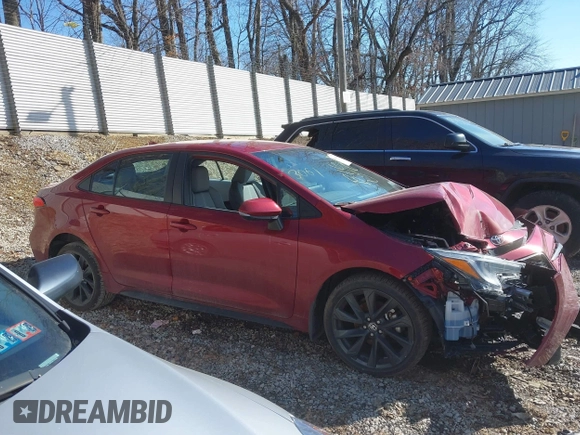 2023 Toyota Corolla SE with VIN 5YFS4MCE4PP143061, listed as a IAAI auction lot 41649366 with 5,733 mi miles and . Bid and sale history available at DreamBid. Image 14.