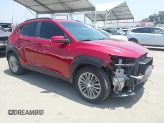 2020 Hyundai Kona SEL with VIN KM8K22AA6LU556649, listed as a IAAI auction lot 42384572 with 51,218 mi miles and . Bid and sale history available at DreamBid. Image 1.