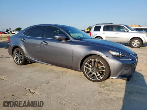 2015 Lexus IS 250 with VIN JTHBF1D25F5066322, listed as a Copart auction lot 55845715 with 78,881 mi miles and Salvage title. Bid and sale history available at DreamBid. Image 4.