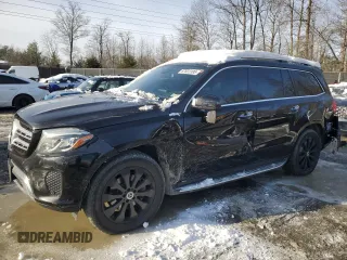2018 Mercedes-Benz GLS 450 with VIN 4JGDF6EE3JA994979, listed as a Copart auction lot 87822395 with 139,902 mi miles and Salvage Title. Bid and sale history available at DreamBid. Image 1.