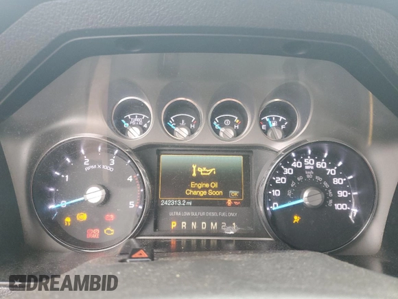 2011 Ford F-350 XL with VIN 1FT8W3BT5BEA16341, listed as a Copart auction lot 51161605 with 242,313 mi miles and Clean Title. Bid and sale history available at DreamBid. Image 9.