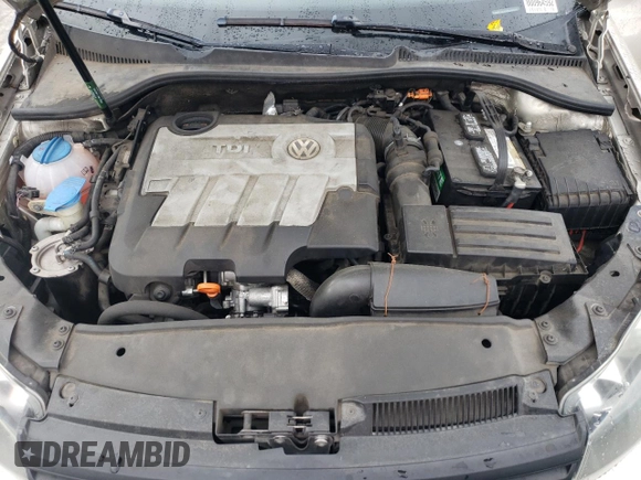 2013 Volkswagen Jetta TDI w/Sunroof & Nav with VIN 3VWPL7AJ0DM637556, listed as a Copart auction lot 48173845 with 138,894 mi miles and Salvage title. Bid and sale history available at DreamBid. Image 12.