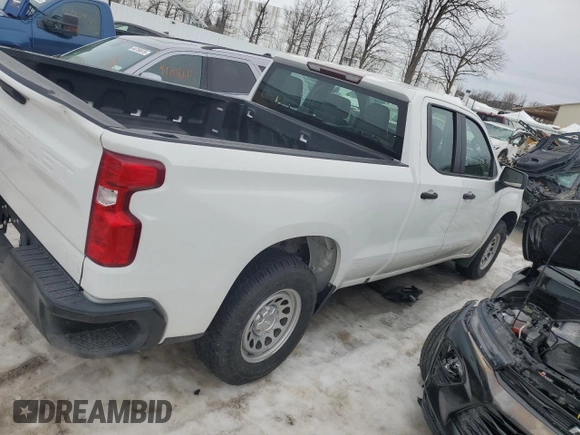 2020 Chevrolet Silverado 1500 Work Truck with VIN 1GCRWAEH4LZ315314, listed as a Copart auction lot 47257715 with 62,963 mi miles and Clean Title. Bid and sale history available at DreamBid. Image 3.