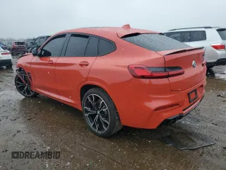 2020 BMW X4 M z VIN 5YMUJ0C07LLA99875, wystawiony jako Copart lot #49027984 z przebiegiem Nie podano mil oraz Szkoda całkowita • Salvage title. Historia ofert i sprzedaży dostępna na DreamBid. Obrazek 2.