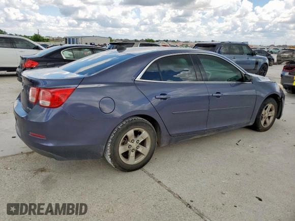 2013 Chevrolet Malibu LS with VIN 1G11B5SA1DF352615, listed as a Copart auction lot 56576615 with 121,609 mi miles and Clean Title. Bid and sale history available at DreamBid. Image 3.