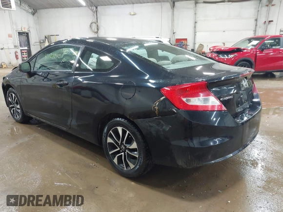 2013 Honda Civic Cpe EX with VIN 2HGFG3B82DH525350, listed as a IAAI auction lot 42129940 with 217,611 mi miles. Bid and sale history available at carsss.com. Image 3.