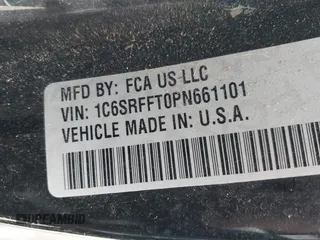 2023 Ram 1500 Big Horn with VIN 1C6SRFFT0PN661101, listed as a IAAI auction lot 42486915 with 10,646 mi miles and . Bid and sale history available at DreamBid. Image 9.