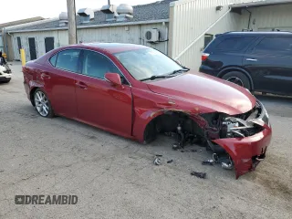 2011 Lexus IS 250 z VIN JTHCF5C25B5051696, wystawiony jako Copart lot #53704095 z przebiegiem 74 610 mil mil oraz Szkoda całkowita • Salvage title. Historia ofert i sprzedaży dostępna na DreamBid. Obrazek 4.
