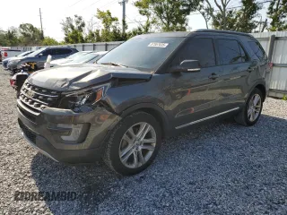 2017 Ford Explorer XLT z VIN 1FM5K7D85HGD79200, wystawiony jako Copart lot #57557635 z przebiegiem 110 832 mil mil oraz Szkoda całkowita • Salvage title. Historia ofert i sprzedaży dostępna na DreamBid. Obrazek 1.