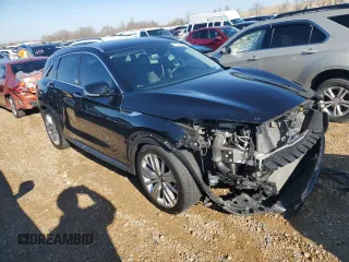2020 Infiniti QX50 Luxe with VIN 3PCAJ5M35LF111703, listed as a Copart auction lot 77794333 with 31,785 mi miles and Salvage title. Bid and sale history available at DreamBid. Image 4.