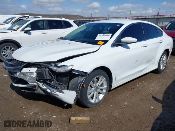 2016 Chrysler 200 Limited with VIN 1C3CCCAB3GN179500, listed as a IAAI auction lot 41709000 with 118,935 mi miles and . Bid and sale history available at DreamBid. Image 17.