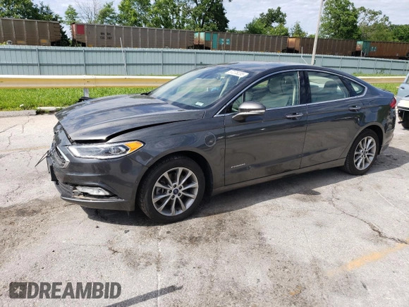 2017 Ford Fusion Titanium with VIN 3FA6P0SU8HR297879, listed as a Copart auction lot 57278235 with 145,923 mi miles and Salvage title. Bid and sale history available at DreamBid. Image 1.