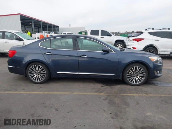2014 Kia Cadenza Premium with VIN KNALN4D70E5122510, listed as a IAAI auction lot 41397287 with 91,130 mi miles. Bid and sale history available at carsss.com. Image 13.