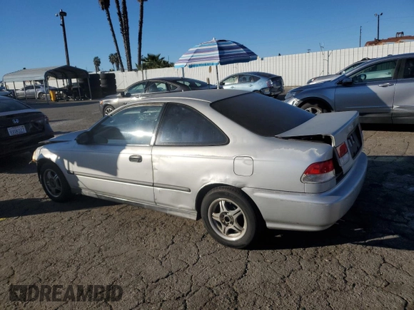 1997 Honda Civic DX with VIN 1HGEJ6125VL011041, listed as a Copart auction lot 83786224 with 208,170 mi miles and Salvage Title. Bid and sale history available at carsss.com. Image 2.
