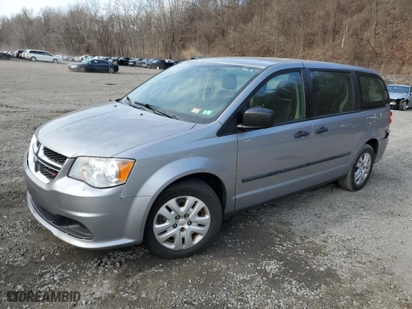 2016 Dodge Grand Caravan SE with VIN 2C4RDGBG9GR103044, listed as a Copart auction lot 50452225 with 214,342 mi miles and Clean Title. Bid and sale history available at carsss.com. Image 1.