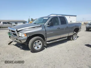 2005 Dodge 1500 SLT z VIN 1D7HU18D05S145030, wystawiony jako Copart lot #60825845 z przebiegiem 91 205 mil mil oraz Szkoda całkowita • Salvage title. Historia ofert i sprzedaży dostępna na DreamBid. Obrazek 1.