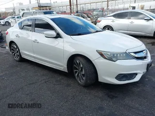 2016 Acura ILX w/Premium/A-SPEC Pkg with VIN 19UDE2F89GA004453, listed as a IAAI auction lot 41528673 with 105,156 mi miles. Bid and sale history available at carsss.com. Image 1.