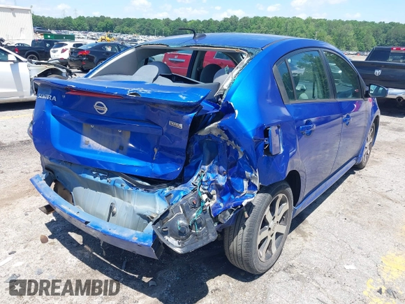 2012 Nissan Sentra S with VIN 3N1AB6AP9CL783147, listed as a IAAI auction lot 42309268 with 135,000 mi miles and . Bid and sale history available at DreamBid. Image 4.