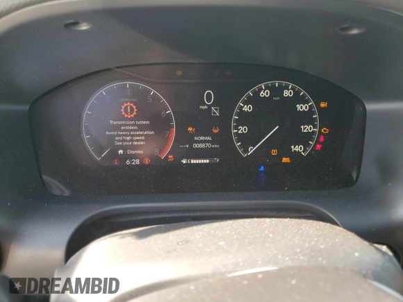 2024 Honda HR-V Sport with VIN 3CZRZ1H57RM732097, listed as a Copart auction lot 45940745 with 8,870 mi miles and Salvage Title. Bid and sale history available at DreamBid. Image 9.